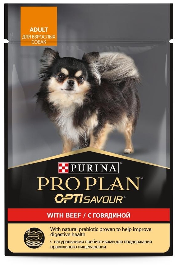 Фото Корм для собак PURINA Pro Plan Adult говядина 85 гр