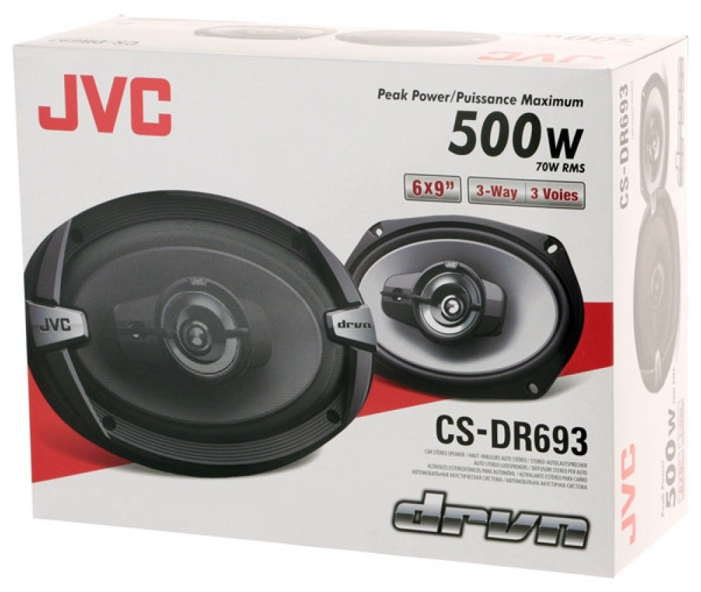 Картинка Колонки автомобильные JVC CS-DR693