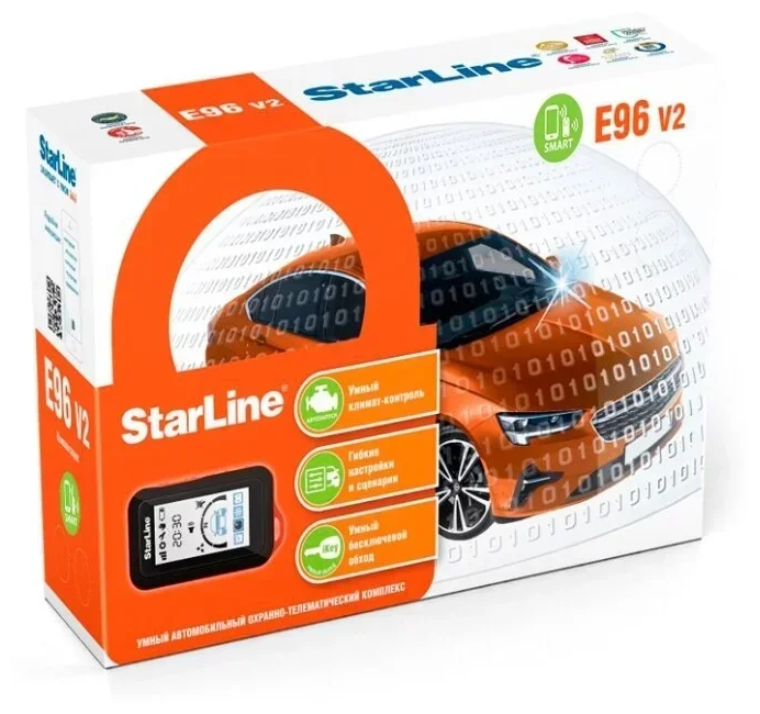 Автосигнализация Star Line E96 BT V2 2can+4lin