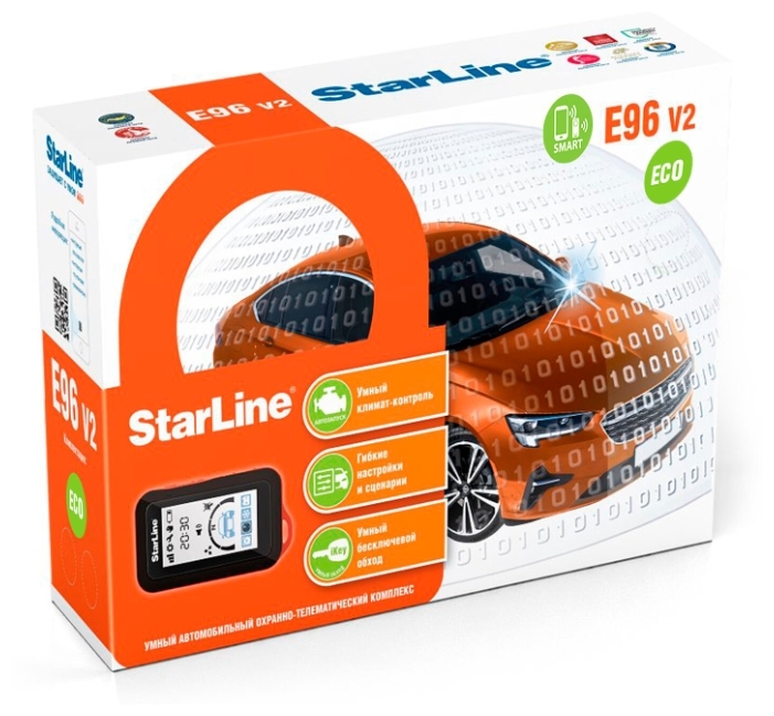 Автосигнализация Star Line E96 V2 BT ECO 2can+4lin