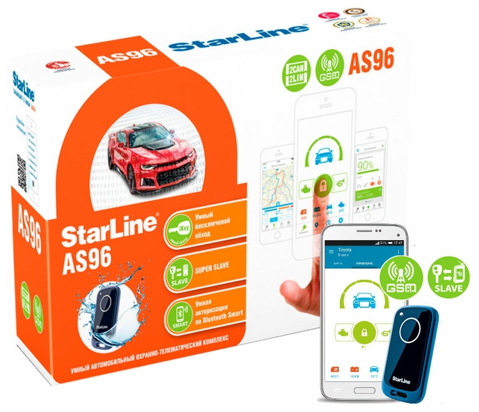 Автосигнализация Star Line AS96 BT GSM