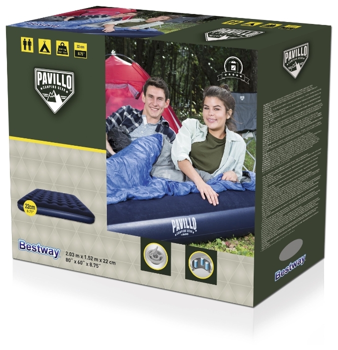 Фотография Матрас надувной BESTWAY 67003 Pavillo Aeroluxe Airbed (Queen)