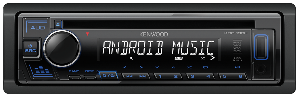 Автомагнитола KENWOOD KDC-130UB 1DIN 4х50Вт