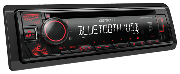 Фото Автомагнитола KENWOOD KDC-BT440U 1DIN 4х50Вт