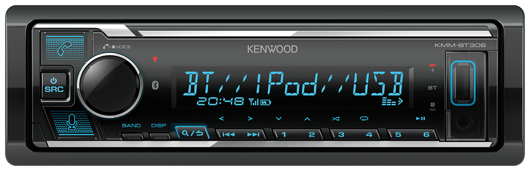 Фото Автомагнитола KENWOOD KMM-BT306