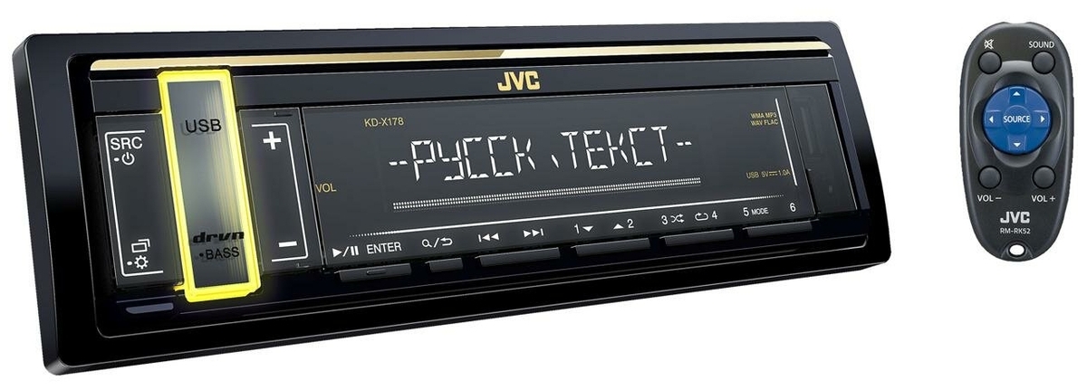 Фото Автомагнитола JVC KD-X178