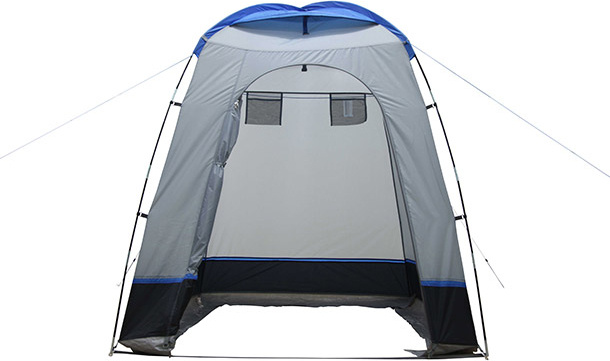 Фото Палатка-душ HIGH PEAK LIDO (светло-серый/темно-серый/синий)