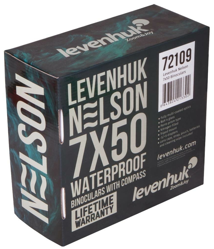 Бинокль LEVENHUK Nelson 7x50 Казахстан