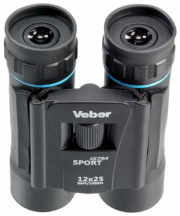 Фото Бинокль VEBER Ultra Sport БН 12x25 Black