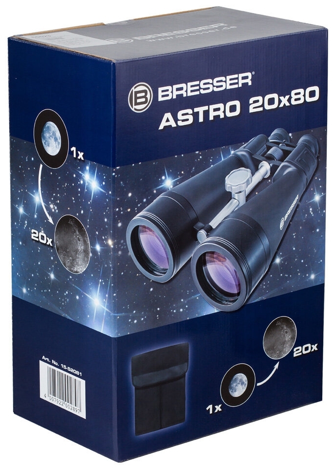 Бинокль BRESSER Spezial Astro 20x80 без штатива Казахстан