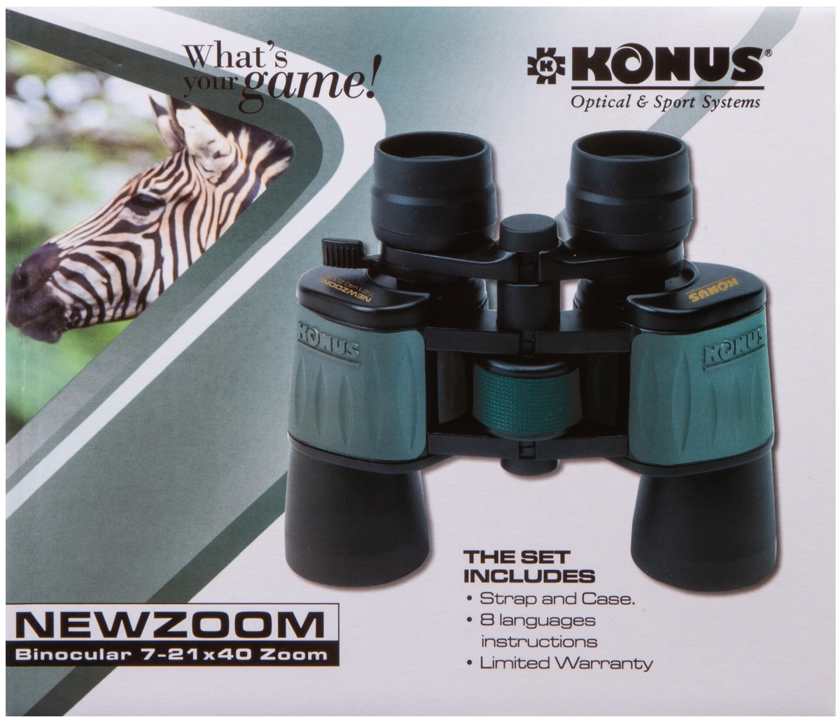 Бинокль KONUS NewZoom 7–21x40 Казахстан