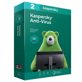 Фото Антивирус Kaspersky Anti-Virus Kazakhstan Edition. 2-Desktop 1 year Renewal Retail Pack (KL11710UBFR)