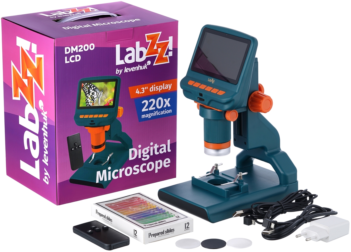 Микроскоп LEVENHUK LabZZ DM200 LCD Казахстан