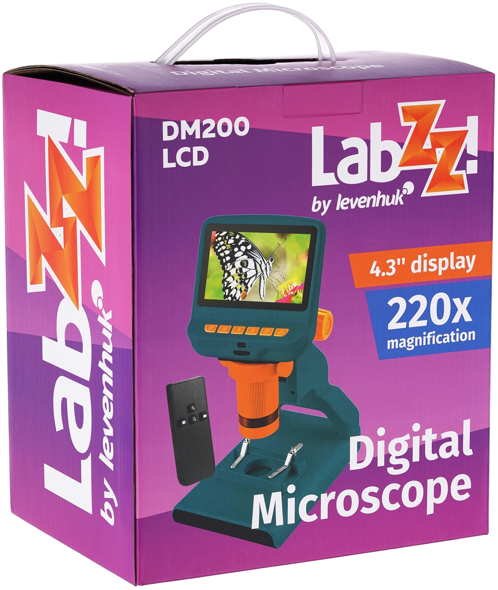 Микроскоп LEVENHUK LabZZ DM200 LCD Казахстан