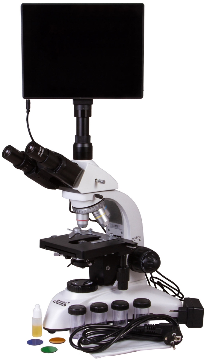 Микроскоп LEVENHUK MED D20T LCD тринокулярный Казахстан
