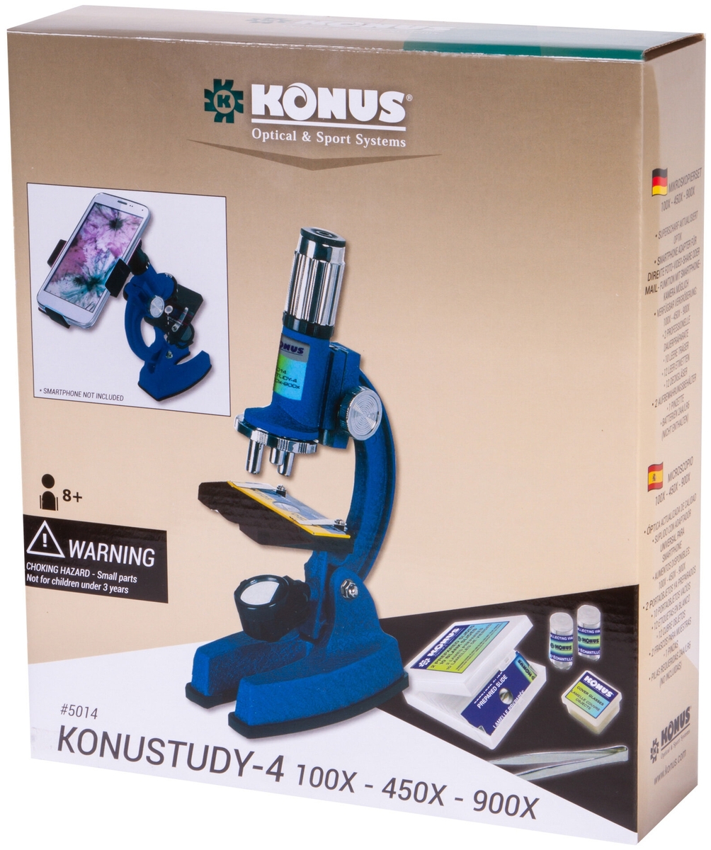 Микроскоп KONUS KONUStudy-4 900x Казахстан