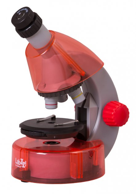 картинка Микроскоп LEVENHUK LabZZ M101 OrangeАпельсин от магазина 1.kz