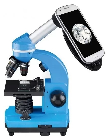 Фото Микроскоп BRESSER Junior Biolux SEL 40–1600x синий
