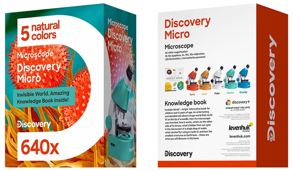 Картинка Микроскоп Discovery Micro Terra с книгой