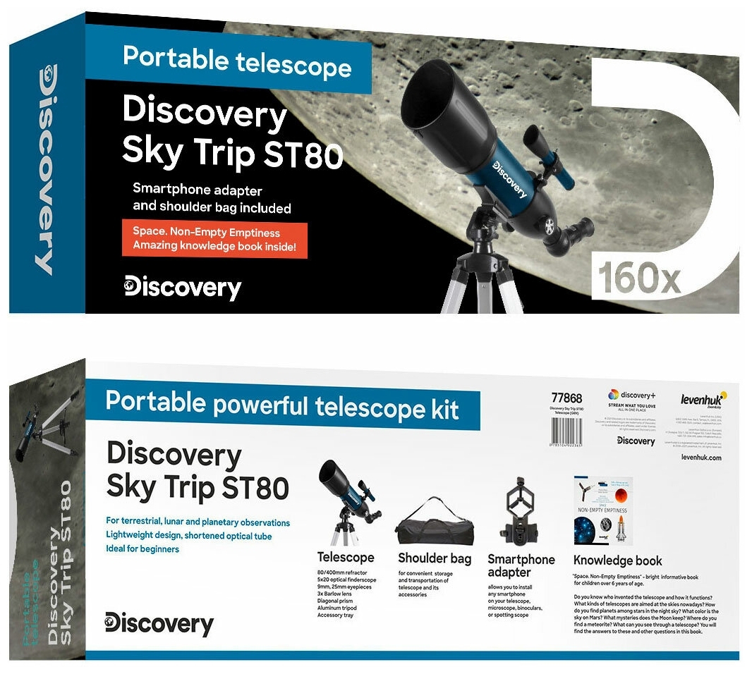 Фото Телескоп Discovery Sky Trip ST80 с книгой