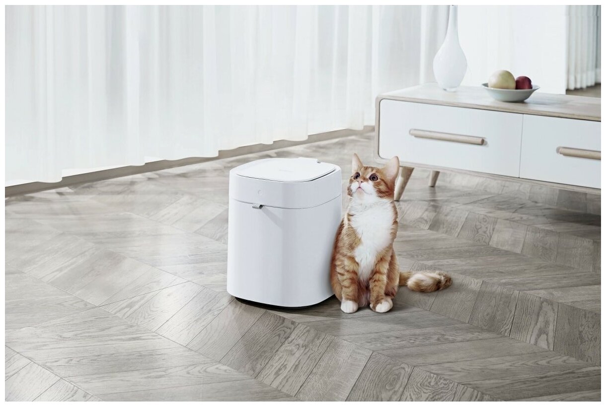 Картинка Умное мусорное ведро Xiaomi Townew Smart Trash Can T Air X White