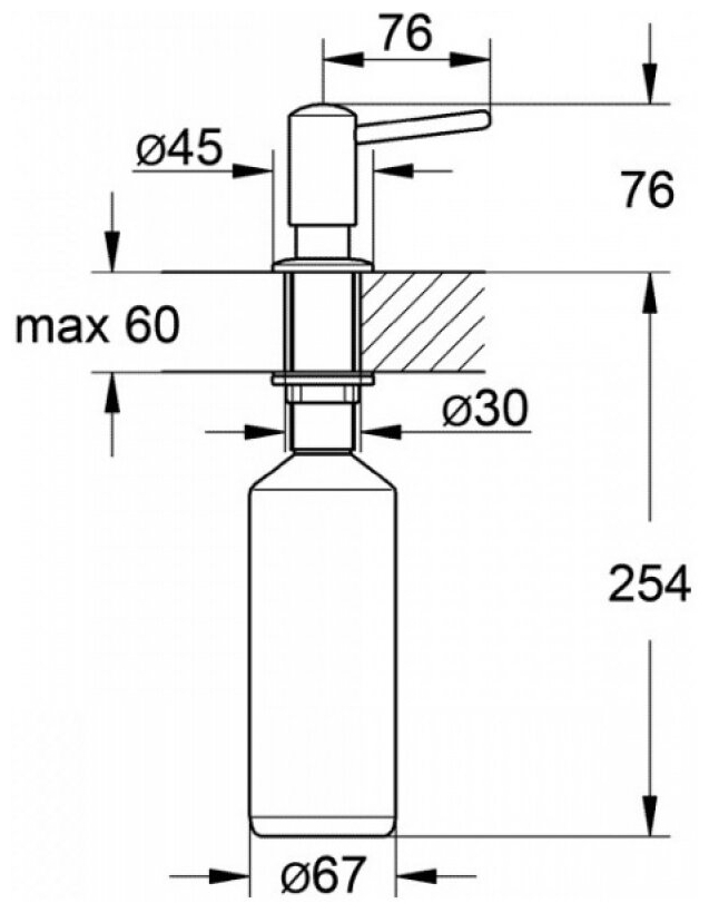 Картинка Дозатор жидкого мыла GROHE Contemporary 40536000