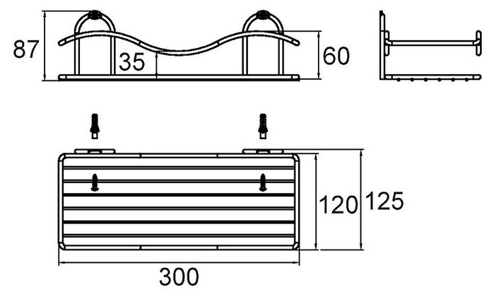 Картинка Полка MILARDO 304W000M44