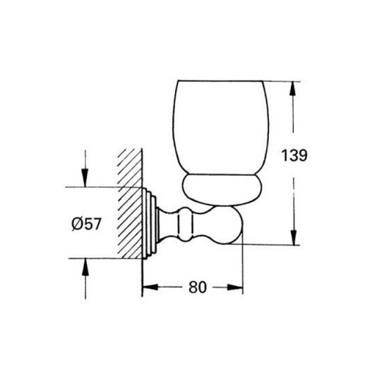 Фотография Стакан GROHE 40044000 Sinfonia