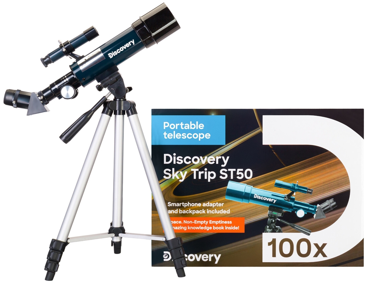 Телескоп Discovery Sky Trip ST50 с книгой Казахстан