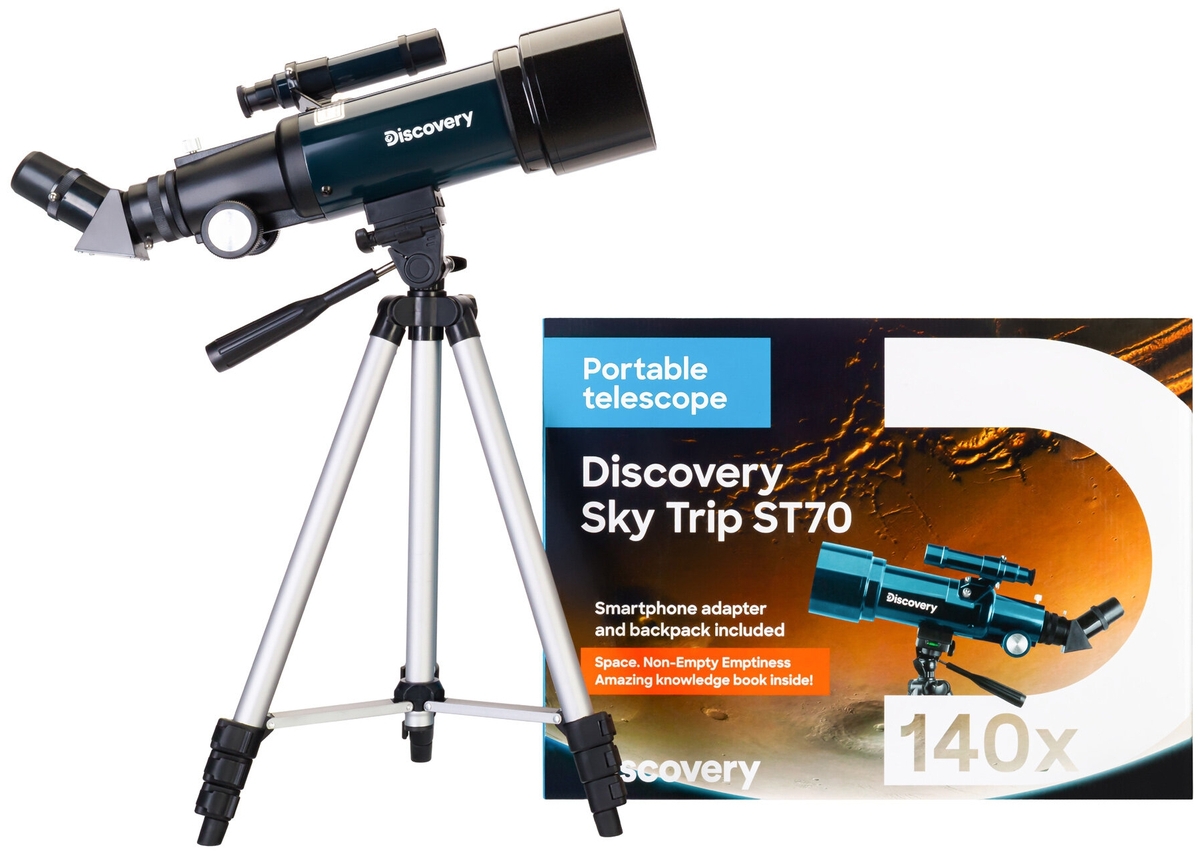 Фото Телескоп Discovery Sky Trip ST70 с книгой