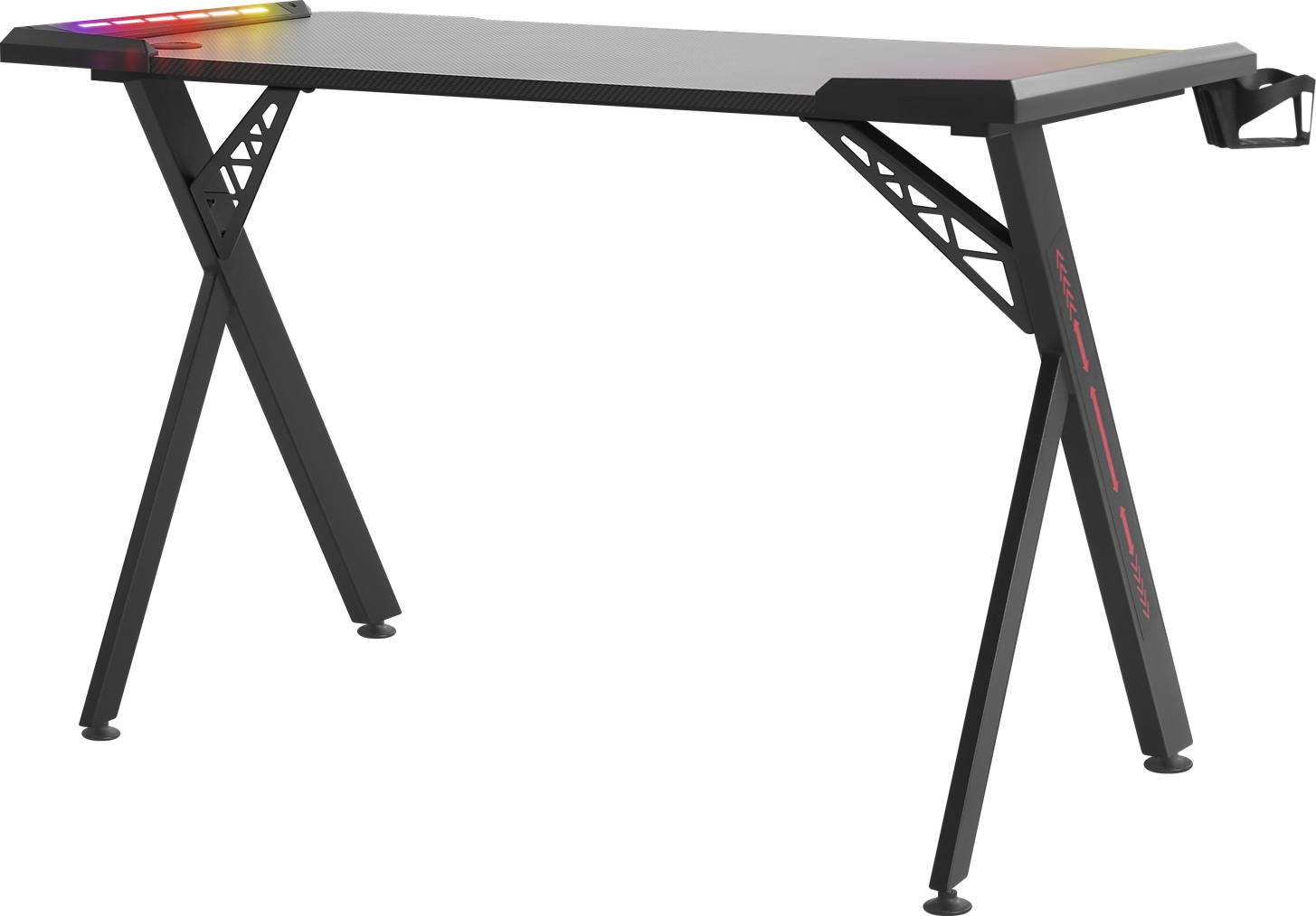 Фотография Компьютерный стол DEFENDER Extreme RGB подвес кружки+гарнитуры