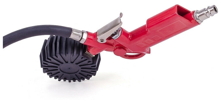 Картинка Пистолет INTERTOOL для подкачки колес с манометром 63мм пневматический (PT-0504)