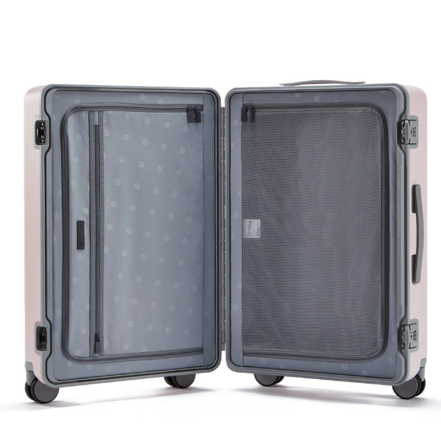 Картинка Чемодан XIAOMI NinetyGo Manhattan Frame Luggage-Zipper 20" Pink (MFL20pnk)