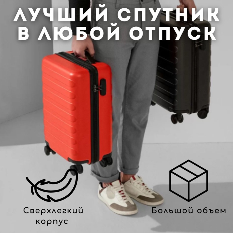 Фото Чемодан NINETYGO Rhine/Business Travel Luggage 24 Titanium Grey