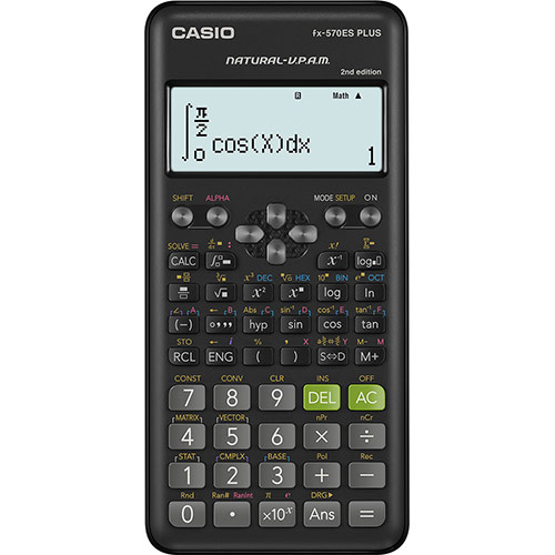 Фото Калькулятор инженерный CASIO FX-570ESPLUS-2WETD