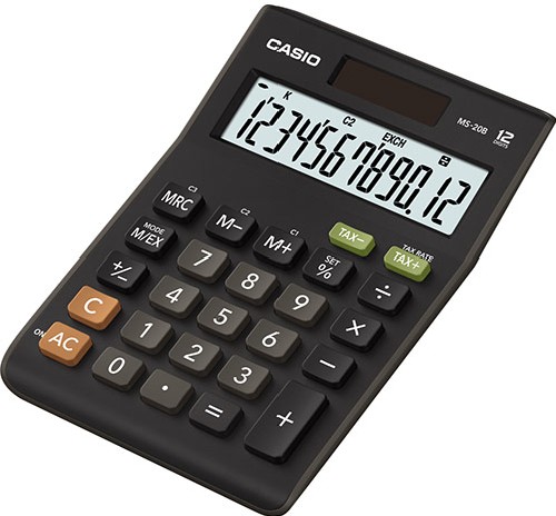 Фото Калькулятор настольный CASIO MS-20B-S-EC