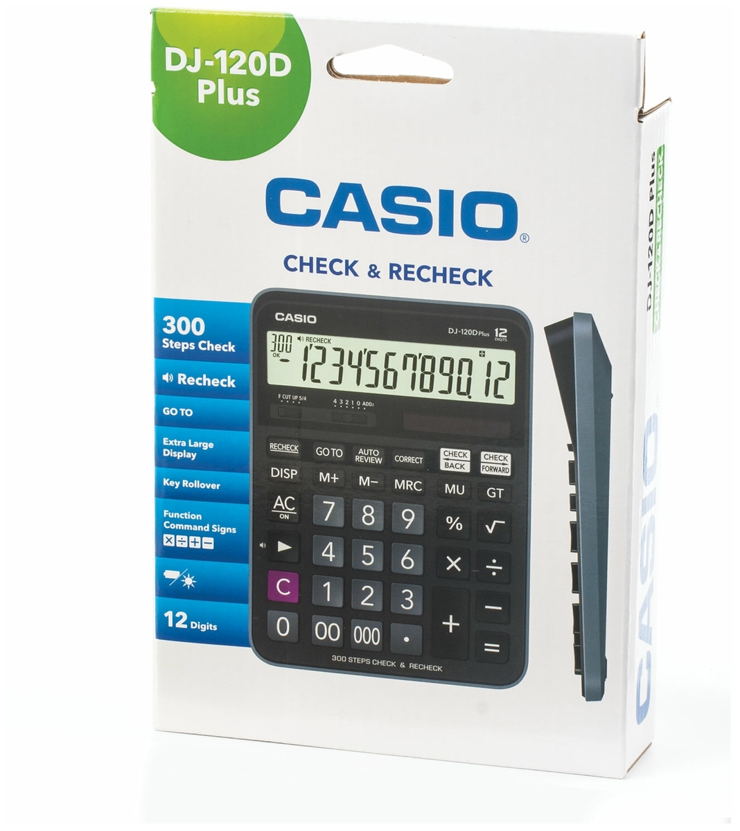 Фото Калькулятор настольный CASIO DJ-120DPLUS-W-EP