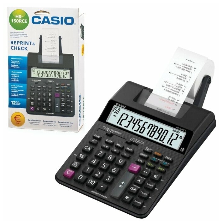 Фото Калькулятор печатающий CASIO HR-150RCE-WA-EC
