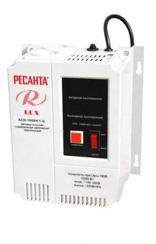 Стабилизатор РЕСАНТА LUX АСН-1000Н/1-Ц Казахстан