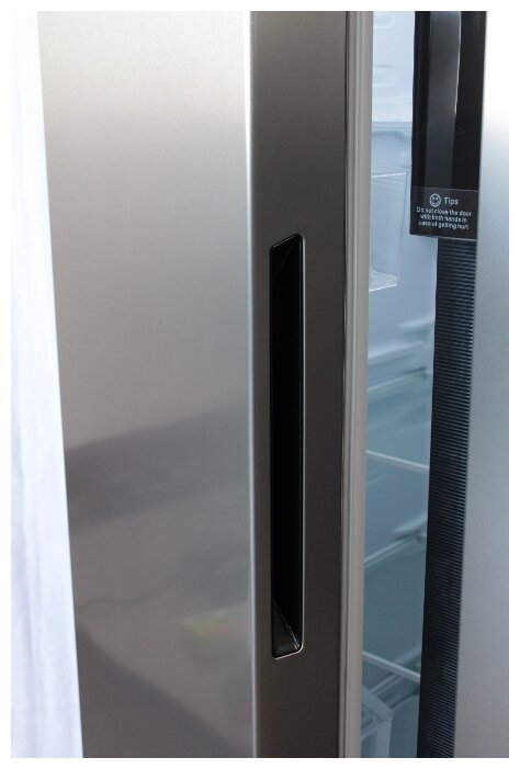 Холодильник БИРЮСА SBS 587 WG белое стекло заказать
