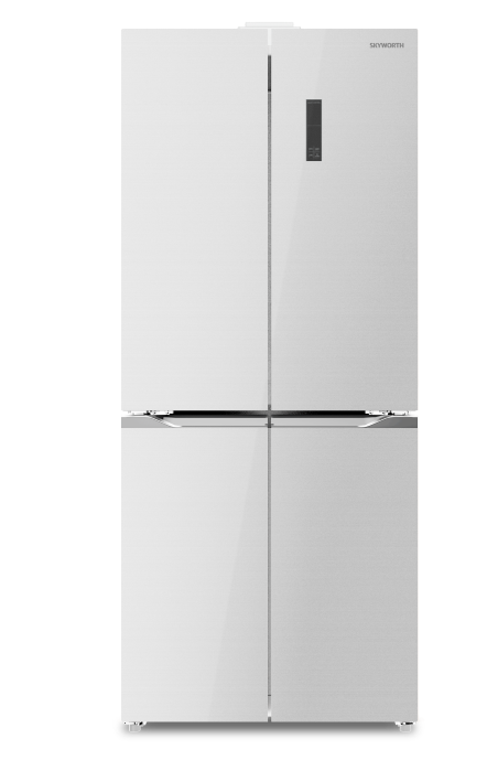 Холодильник SKYWORTH SRM-420CBG White Glass 