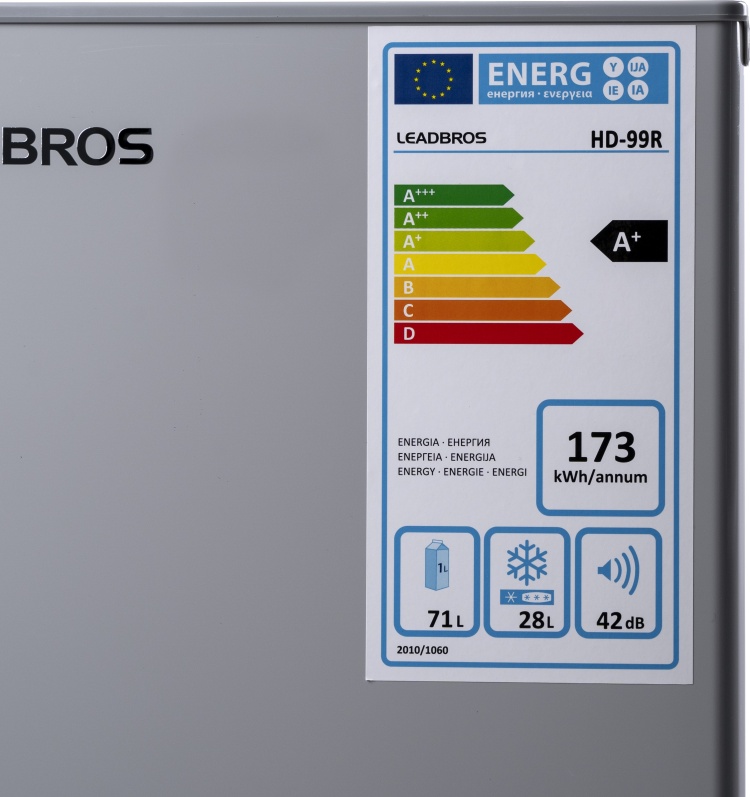 Цена Холодильник LEADBROS HD-99R Silver