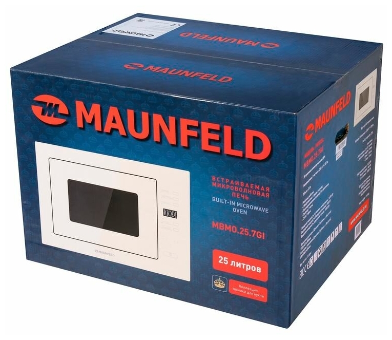 Встраиваемая микроволновая печь MAUNFELD MBMO.25.7GL заказать