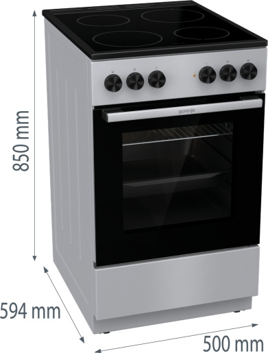 Электрическая плита GORENJE GEC5A12SG заказать