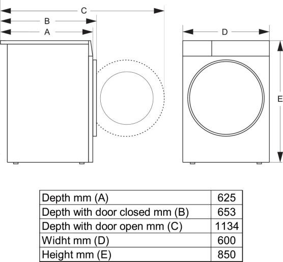 Сушильная машина GORENJE DPNE92GNLWIFI/BC Казахстан