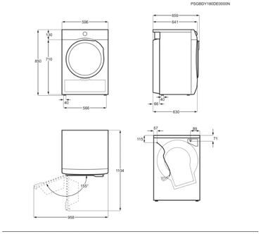 Сушильная машина ELECTROLUX EW6CR428W Казахстан