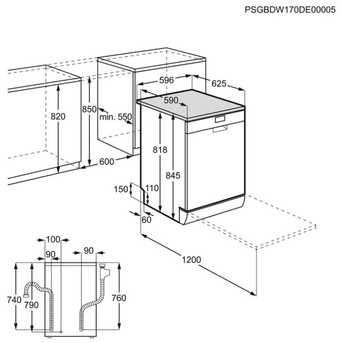 Купить Посудомоечная машина ELECTROLUX ESF9526LOX