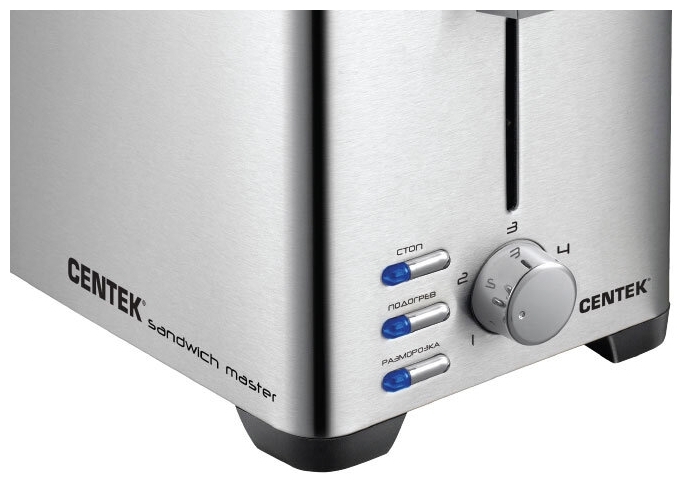 Фото Тостер CENTEK СТ-1428 Steel