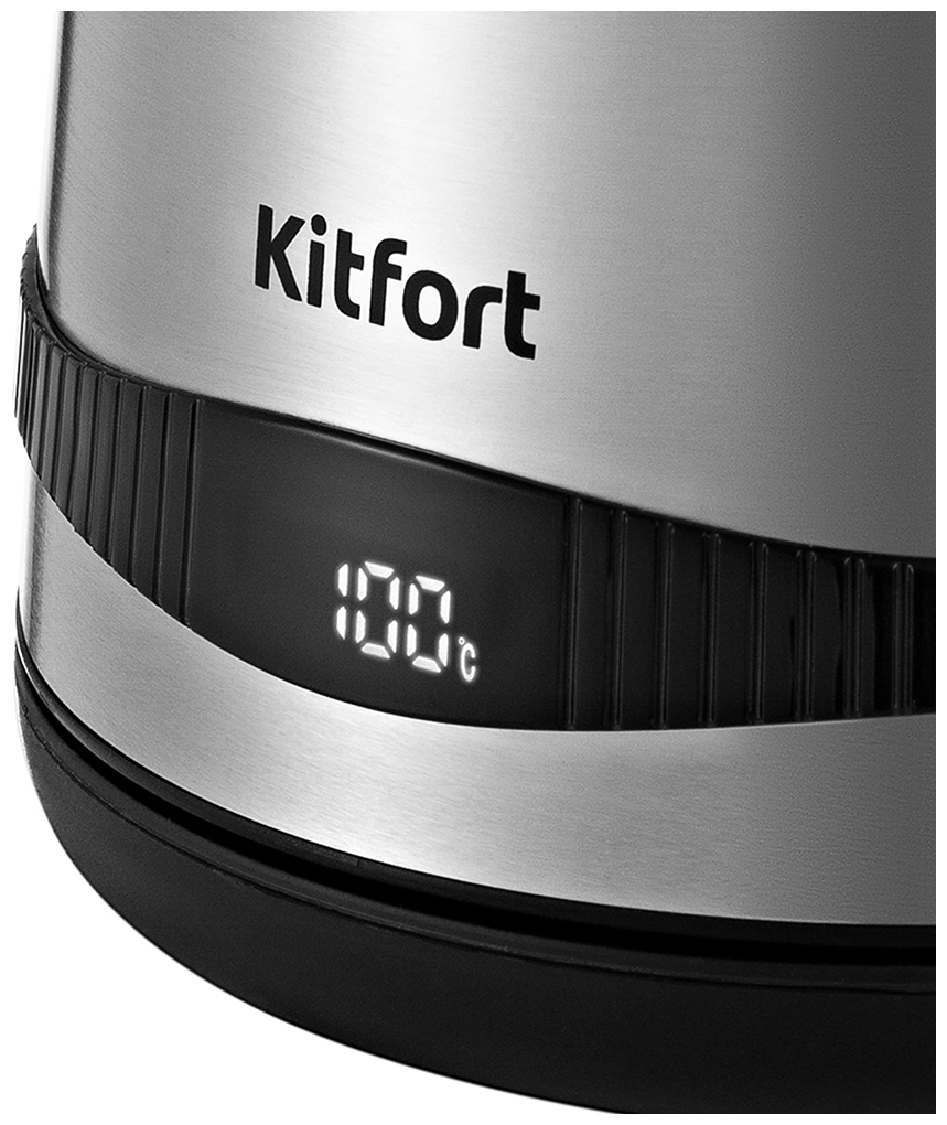 Цена Чайник Kitfort КТ-6121-5 металлик