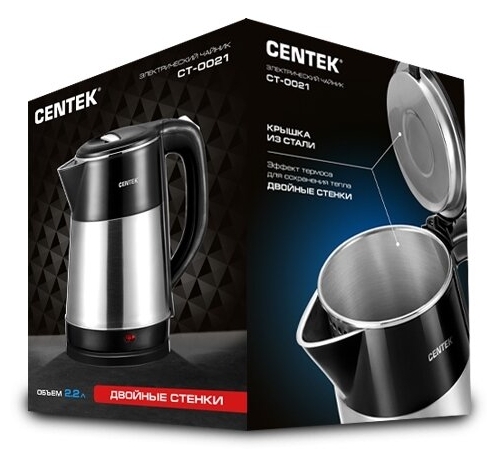 Купить Чайник CENTEK CT-0021 металл